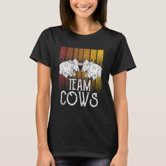 T-shirt Équipe Vaches Animaux Vache ferme