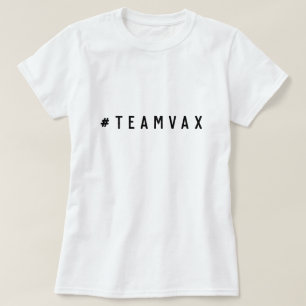 T-shirt Équipe Vax   Pro Vaccine Modern Covid 19 Vaccinati