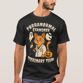 T-shirt Équipe vétérinaire d'examinateur puranormal Hallow