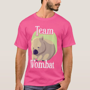 T-shirt Équipe Womba Wombat Fan Club Funny Wombat Lover