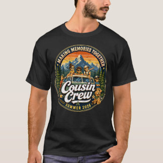 T-shirt Équipée de cousins été 2026 Création de souvenirs