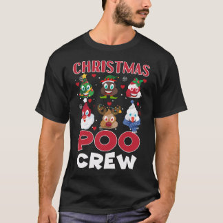 T-shirt Équipement de paniers de Noël amusant Émoticônes d