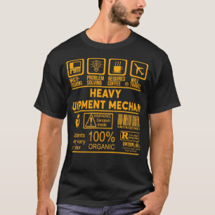 T-SHIRT ÉQUIPEMENT LOURD MÉCANIQUE NICE DESIGN 2017 