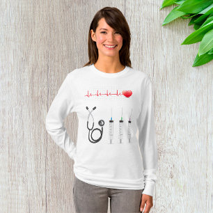 T-shirt Équipement médical Battement de cœur Santé