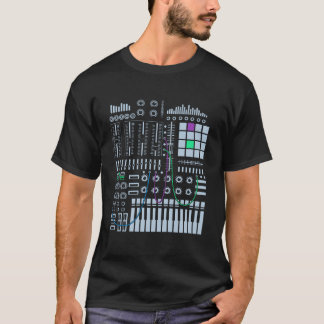 T-shirt Équipement Retro Music Studio Pour Producteur de m