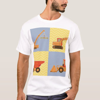 T-shirt Équipements lourds de transport - simples et