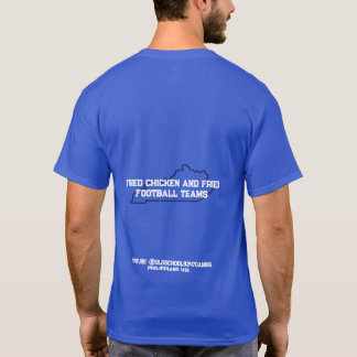 T-shirt Équipes de football et de poulet frit