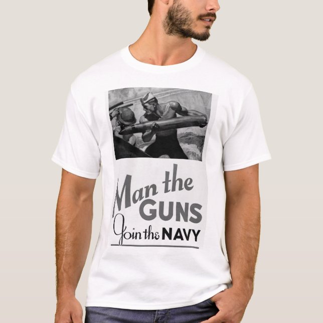 T-shirt Équipez les armes à feu/joignez la marine. image (Devant)