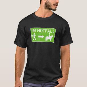 T-shirt Équitation comme voie de secours montée cheval urg