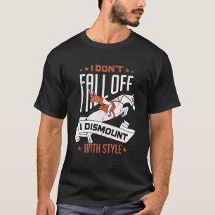 T-shirt Équitation Design Pour Un Équestre