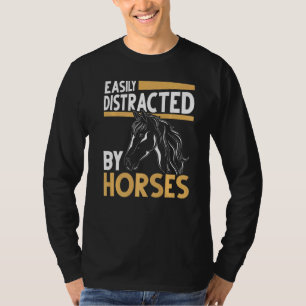 T-shirt Équitation Équitation Cheval cavalier Equestre Che