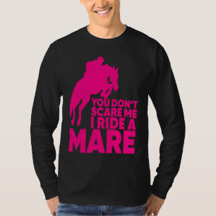 T-shirt Équitation pour hommes femmes cool jument équine