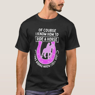 T-shirt Équitation Pour L'Équestre Comment Circuler Une He