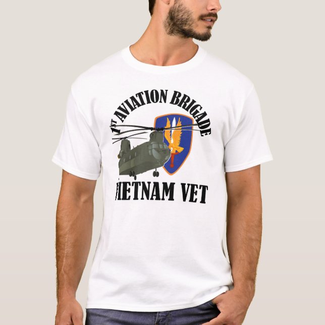 T-shirt ęr BDE Vietnam CH-47 d'AVN (Devant)