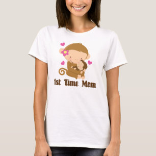T-shirt ęr Singe de maman de temps mignon