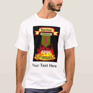 T-shirt ęr Survivant Vietnam Tet Offensi de Division