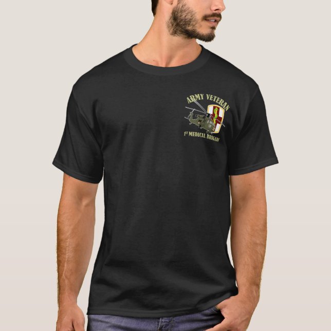 T-shirt ęr Vétérinaire de Bde de Med - UH60 Medivac (Devant)