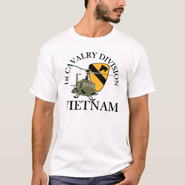 T-shirt ęr Vétérinaire de Cav Vietnam (Devant)