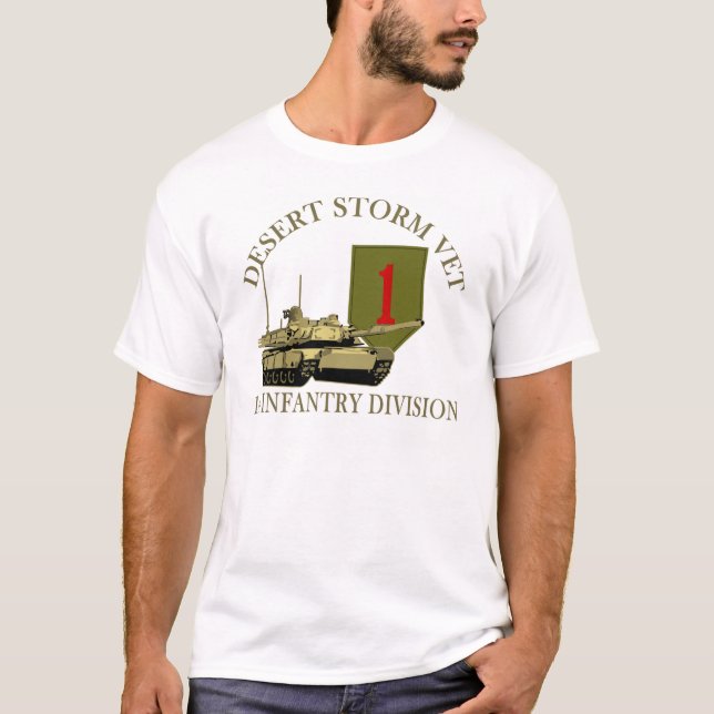 T-shirt ęr Vétérinaire de tempête du désert (Devant)