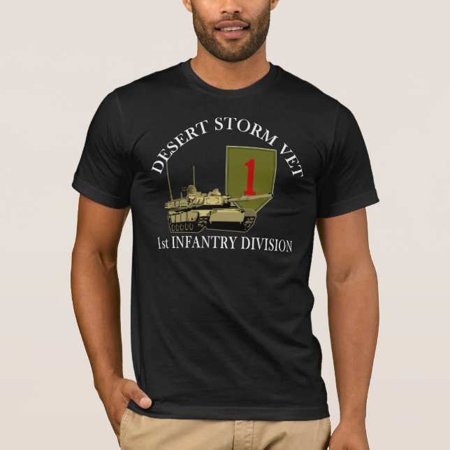 T-shirt ęr Vétérinaire de tempête du désert (Devant)