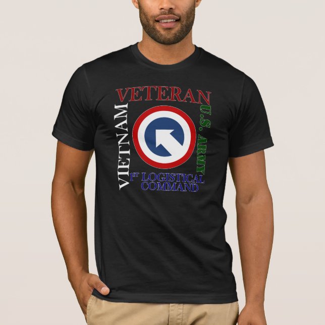 T-shirt ęr Vétérinaire du Vietnam de commande logistique (Devant)
