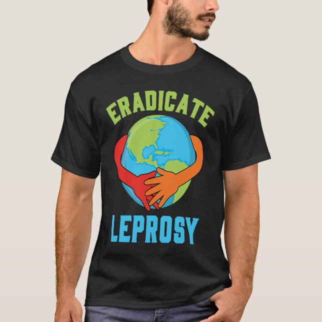 T-shirt Eradicate Leprosy Disease Awareness and Support (Devant)