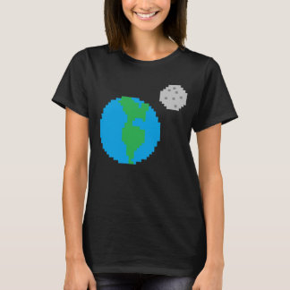 T - Shirt Erde und Mond