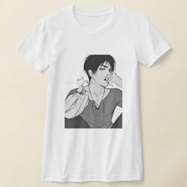T-shirt Eren yeager chemise pour femmes (Poser)