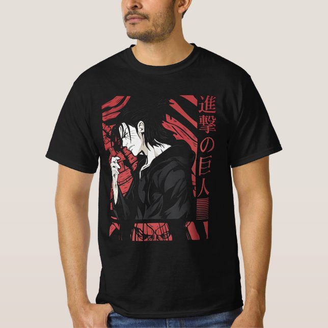 T-shirt Eren Yeager vintage (Devant)