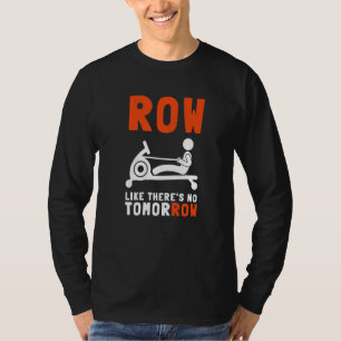 T-shirt Erg Ergometer Et L'Exercice D'Aviron Machine Raili