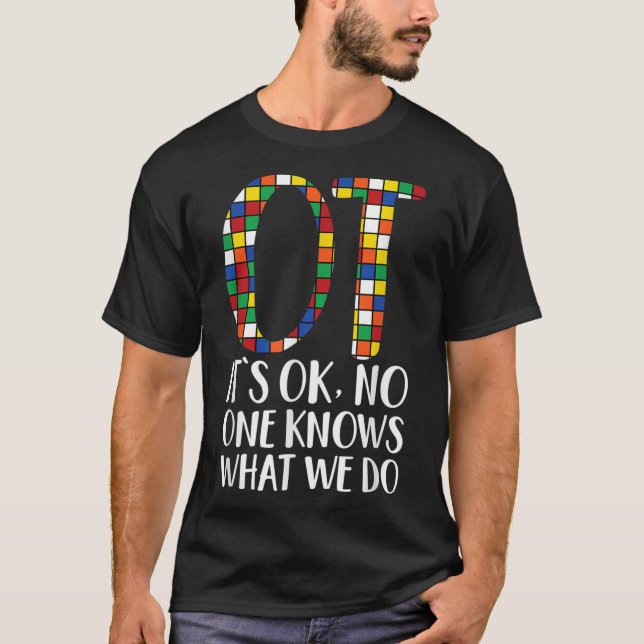 T-shirt ergothérapeute amusant ergothérapie (Devant)