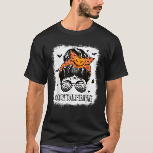 T-shirt Ergothérapie Messy Bun Salle de Citrouille Éffraya