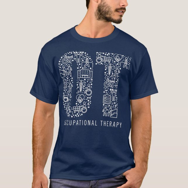 T-shirt Ergothérapie OT Mois-Thérapiste Cadeau (Devant)