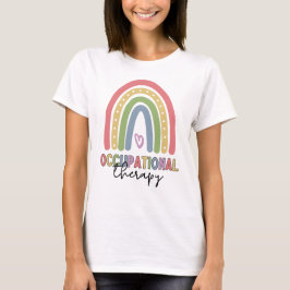 T-shirt ergothérapie OT Thérapiste Arc-en-ciel