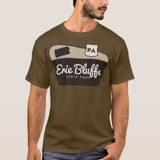 T-shirt Erie Bluffs State Park Pennsylvania Affiche de bie