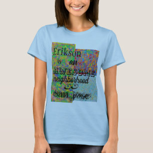 T-shirt Erikson super quartier San Jose col abstrait
