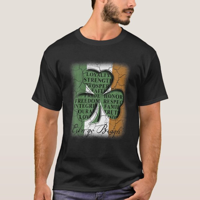 T-shirt Erin Go Bragh Irlande Shamrock St Patrick's Day Ir (Devant)