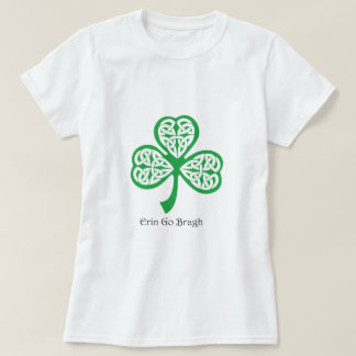 T-shirt Erin vont shamrock de Bragh avec le knotwork