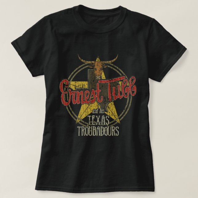T-shirt Ernest Tubb &amp; Son Texas Troubadours 1943 (Design devant)