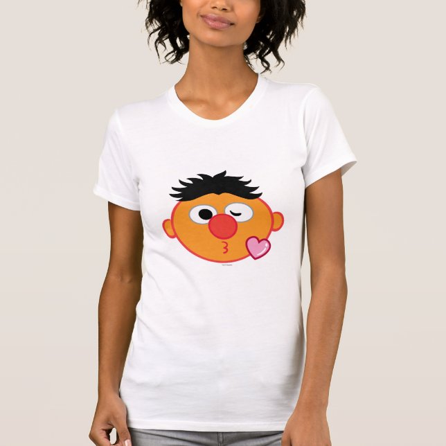 T-shirt Ernie Face lance un baiser (Devant)