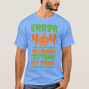 T-shirt Erreur 404 Costume Halloween non trouvé Drôle Hall