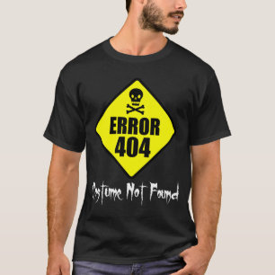 T-shirt Erreur 404 Costume introuvable Halloween