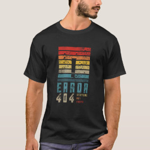 T-shirt Erreur 404 Costume non trouvé Halloween Aquarelle 
