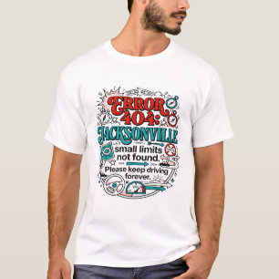 T-shirt Erreur 404 Jacksonville Floride Concept de navigat