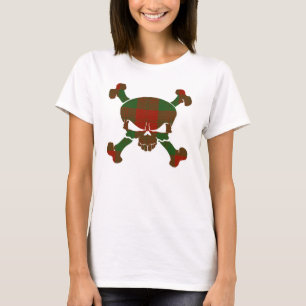 T-shirt Erskine Tartan Crâne Pas de chemise bannière