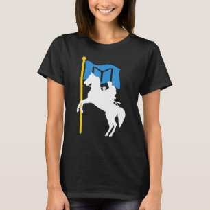 T-shirt Ertugrul Gazi Cheval Kayi Drapeau Ertugrul