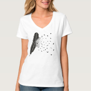 T-shirt Éruption d'oiseaux d'une plume