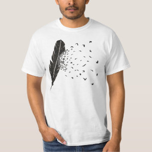 T-shirt Éruption d'oiseaux d'une plume