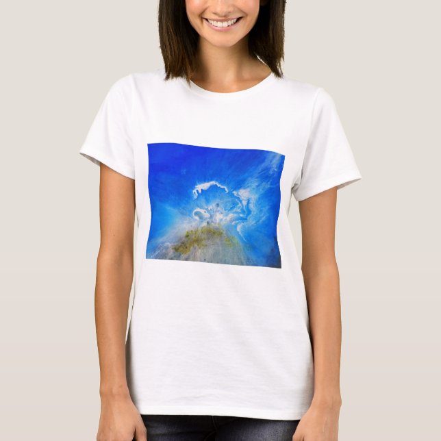 T-shirt Éruption volcanique (Devant)
