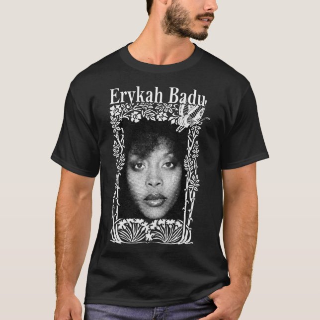 T-shirt Erykah Badu - Black Rusty (Devant)